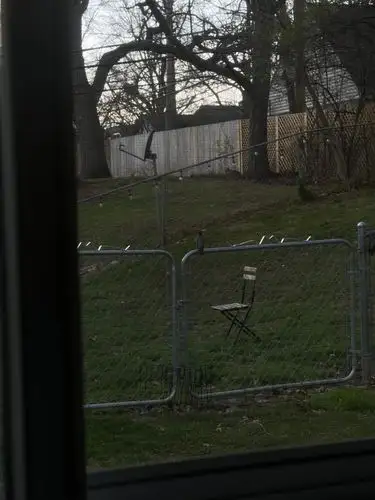 Just a chair, waiting.